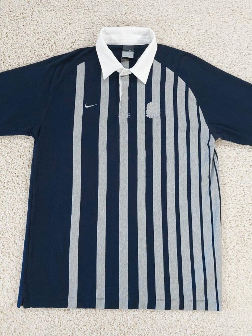 Vintage England Rugby Nike Heritage No. IV Mens Polo Shirt Jersey 2002-03. Sz L.